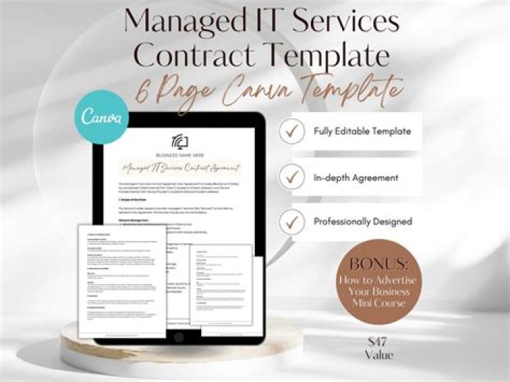 Managed Services Contract PDF: Key Terms, Tips & Templates