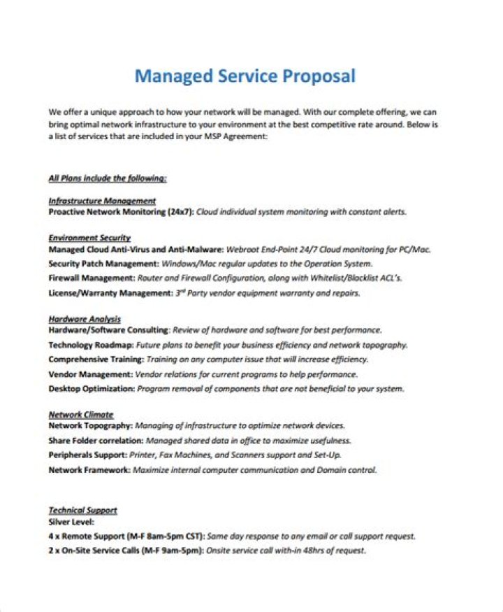 Download Your Managed Services Proposal PDF Today