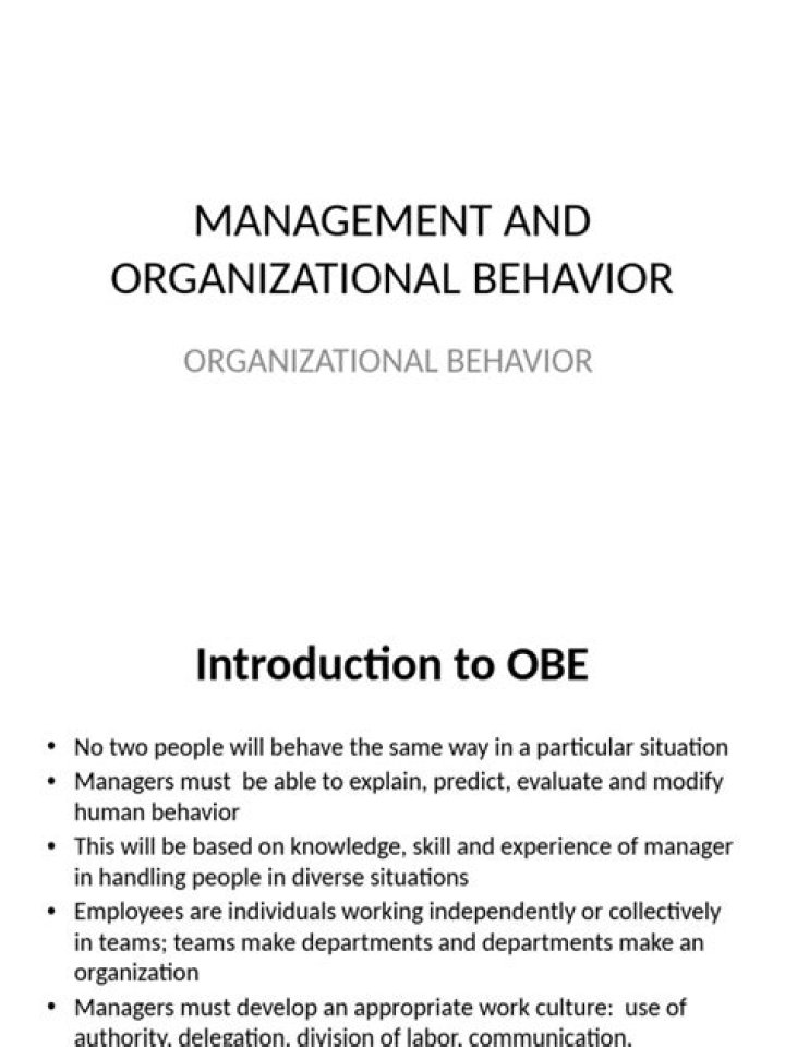 Management and Organisational Behaviour: Essential PDF Guide