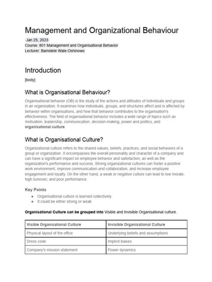 Master Management & Organizational Behaviour: Essential PDF Guide