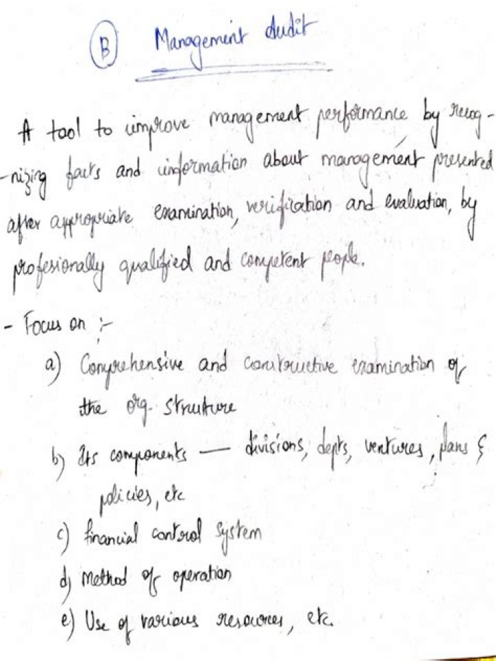 Management Audit Notes PDF: Comprehensive Review Templates