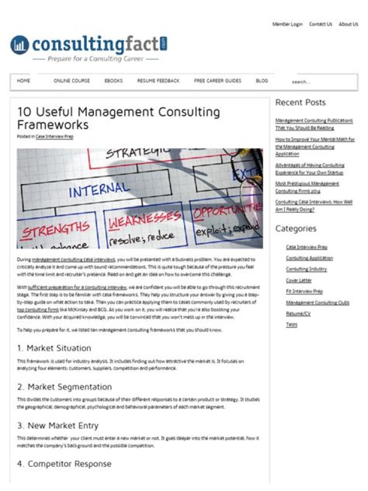 Top Management Consulting Frameworks PDF: Strategic Tools for Business Success