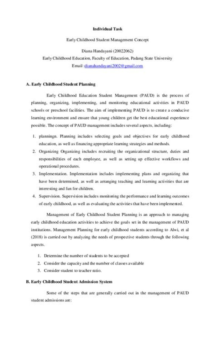 Management in Early Childhood Education: A South African Perspective PDF Guide