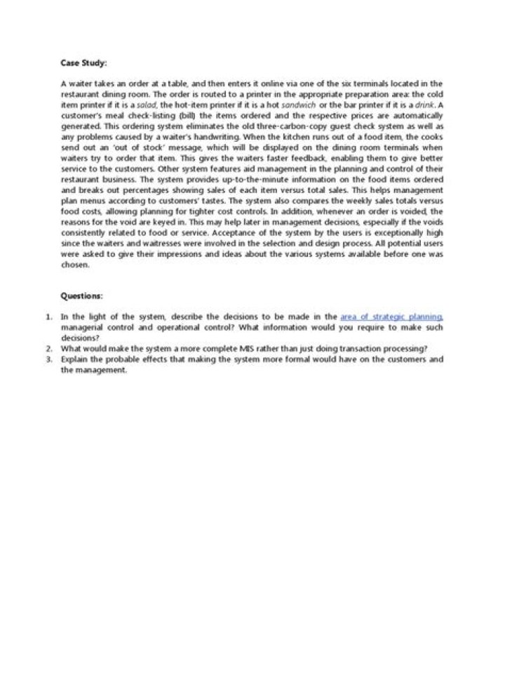 Management Information System Case Study PDF: Real-World Applications and Insights