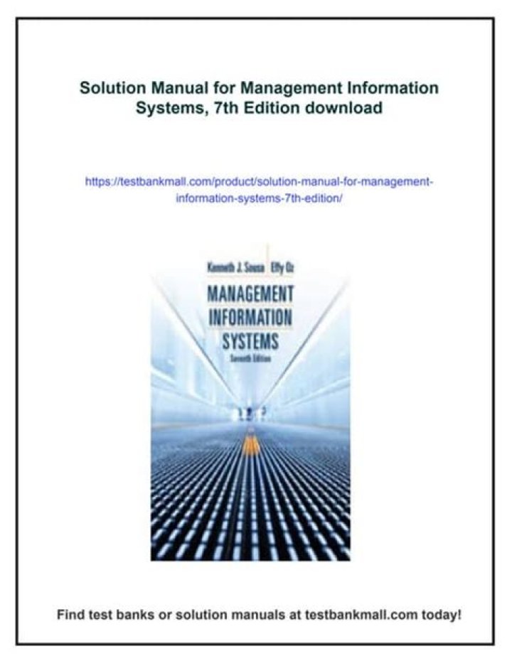 Management Information Systems 7th Edition PDF: Expert Guide & Study Resource