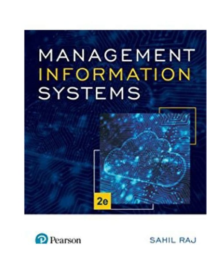 Comprehensive Management Information Systems Textbook PDF Download