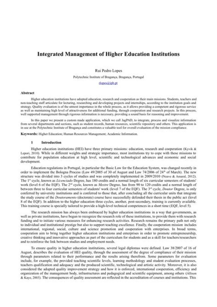 Effective Management of Higher Education: A Comprehensive PDF Guide