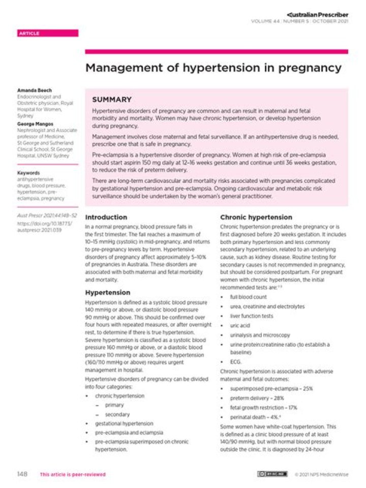 Comprehensive Guide to Managing Hypertension in Pregnancy PDF