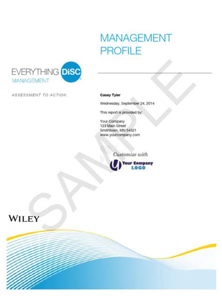 Management Profile Sample PDF for Professional Success