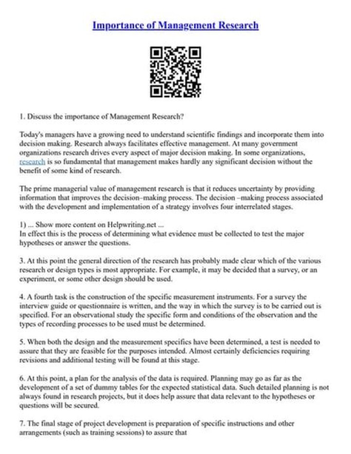 Management Research PDF: Key Insights & Analysis