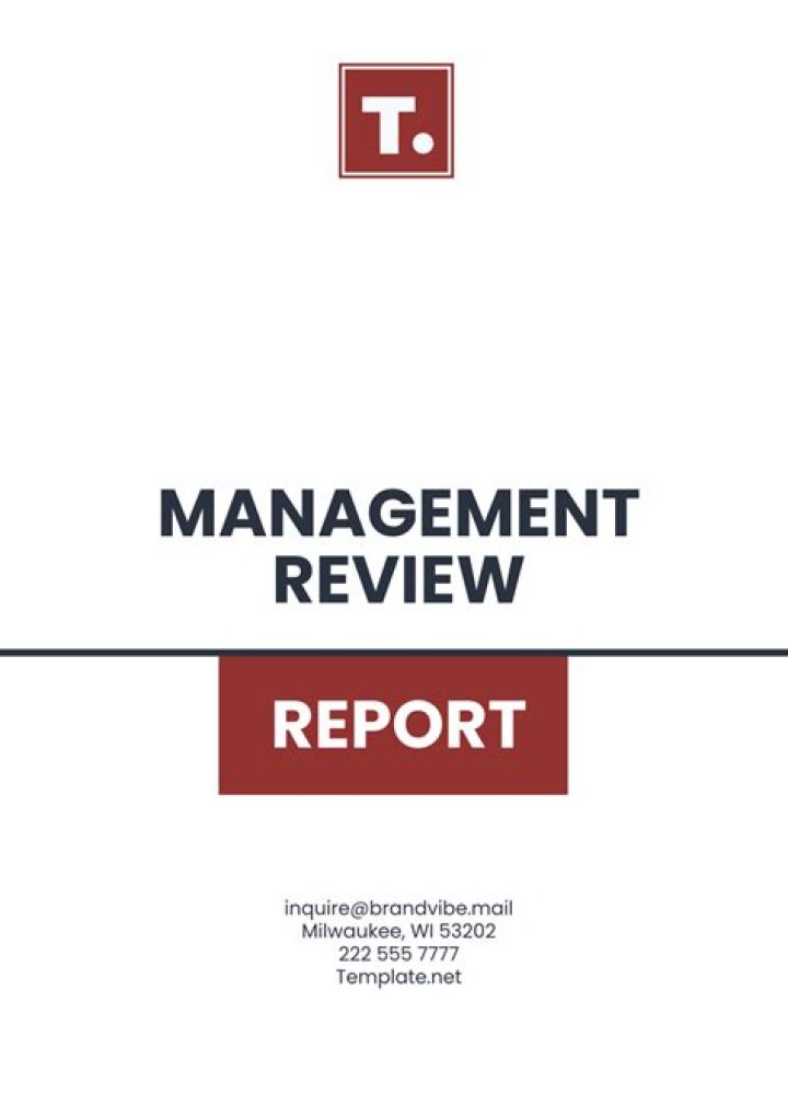 Management Review Report PDF: Essential Guide to Executive Performance Insights