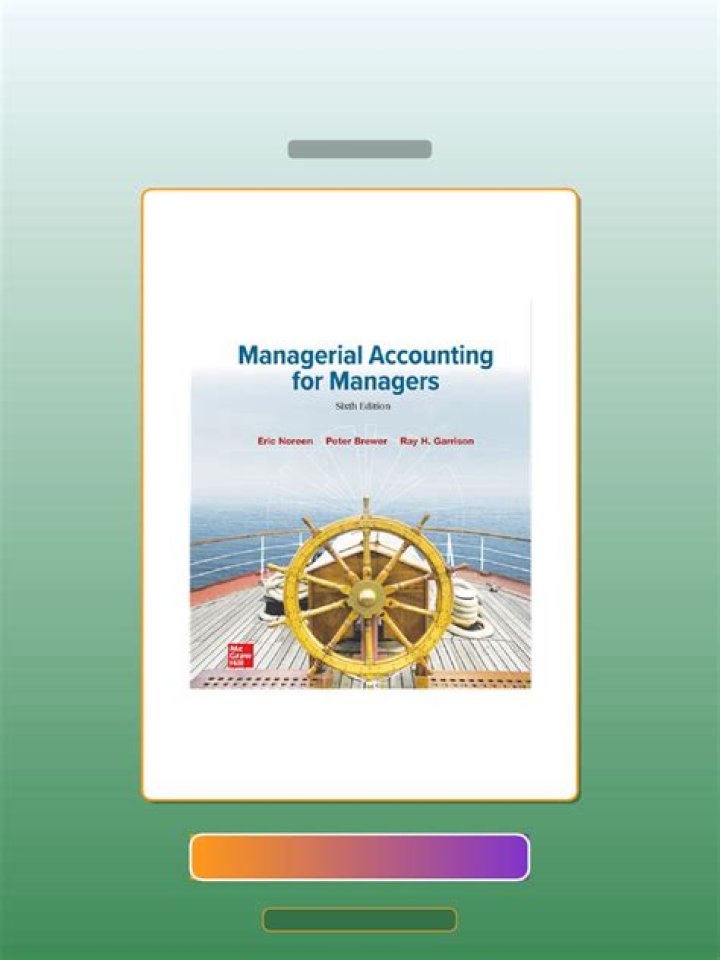 Managerial Accounting for Managers 6th Edition: Expert PDF Guide