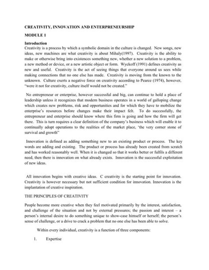 Mastering Creativity and Innovation: The Ultimate PDF Guide