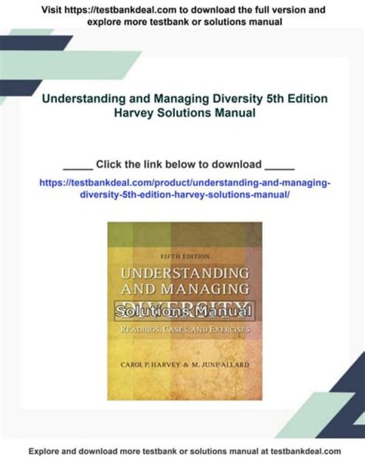 Managing Diversity 9th Edition PDF: Expert Strategies for Inclusive Workplaces