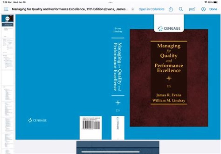 Mastering Quality and Performance Excellence: A PDF Guide