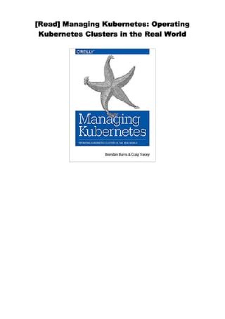 Managing Kubernetes Clusters in Real-World Production Environments: A Practical PDF Guide