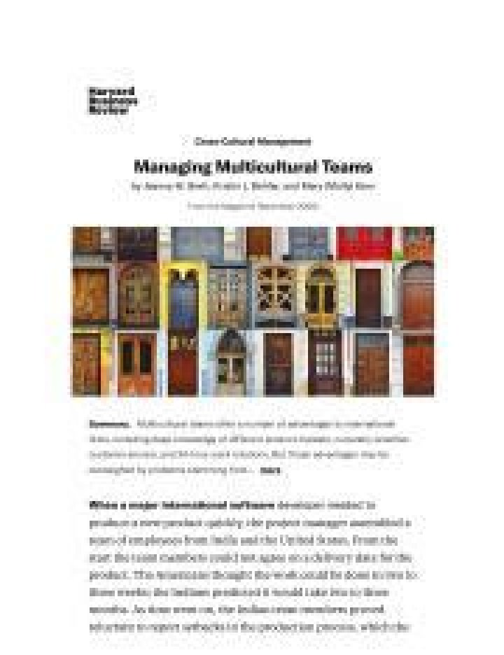 Mastering Multicultural Teams: Essential Strategies in PDF Guide