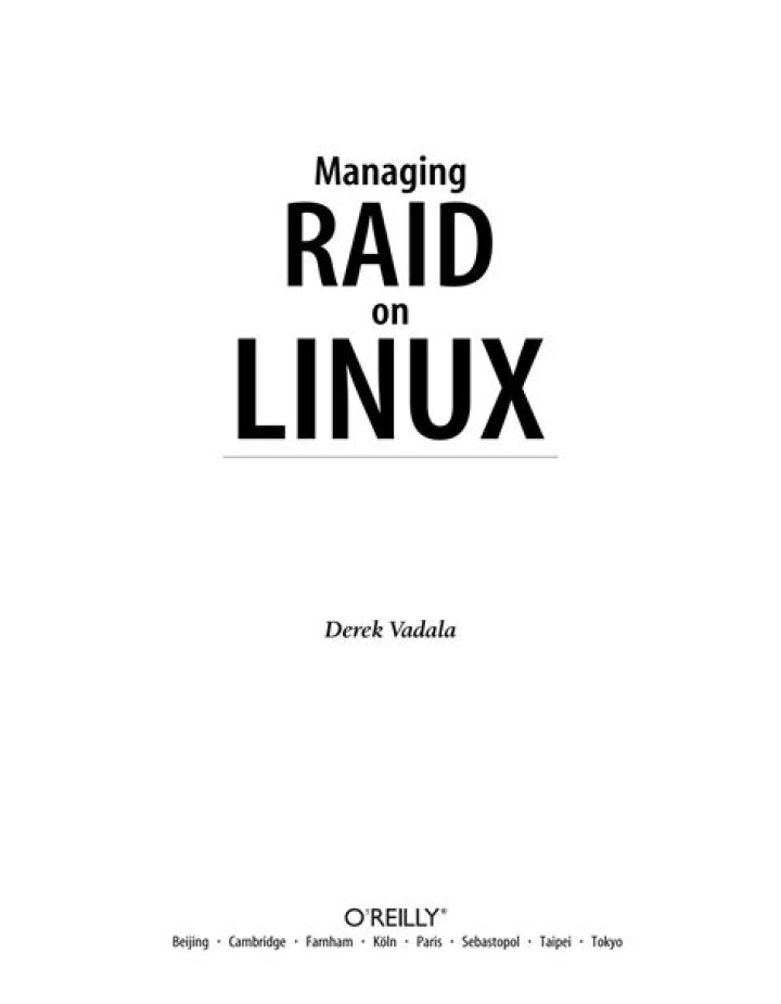 Mastering RAID Management on Linux: A Step-by-Step PDF Guide