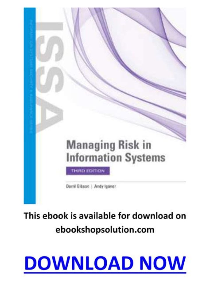 Managing Risk in Information Systems: 3rd Edition PDF Guide
