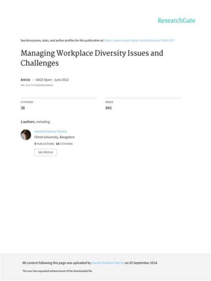 Managing Workplace Diversity Issues and Challenges: A Practical PDF Guide