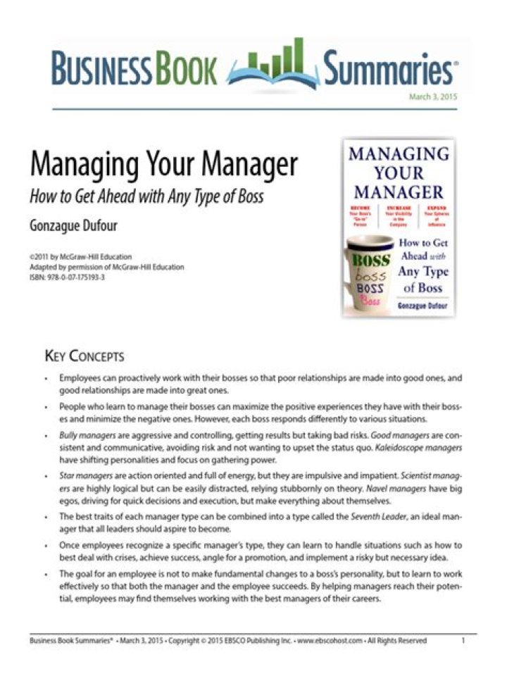 Master Managing Your Manager: Essential PDF Guide