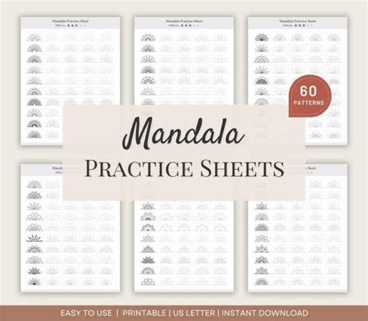 Free Mandala Training Sheets PDF for Meditation & Creativity
