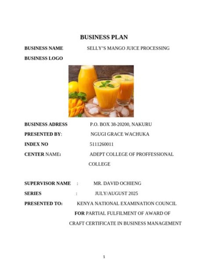 Mango Juice Business Plan PDF: Start Your Fruit Startup Fast