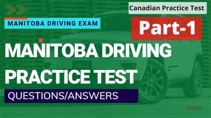 Manitoba Driving Test Questions and Answers PDF – Crack Your Exam Now
