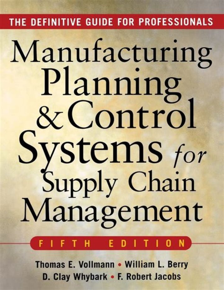 Manufacturing Planning and Control Systems Vollmann PDF: Optimize Production Efficiency