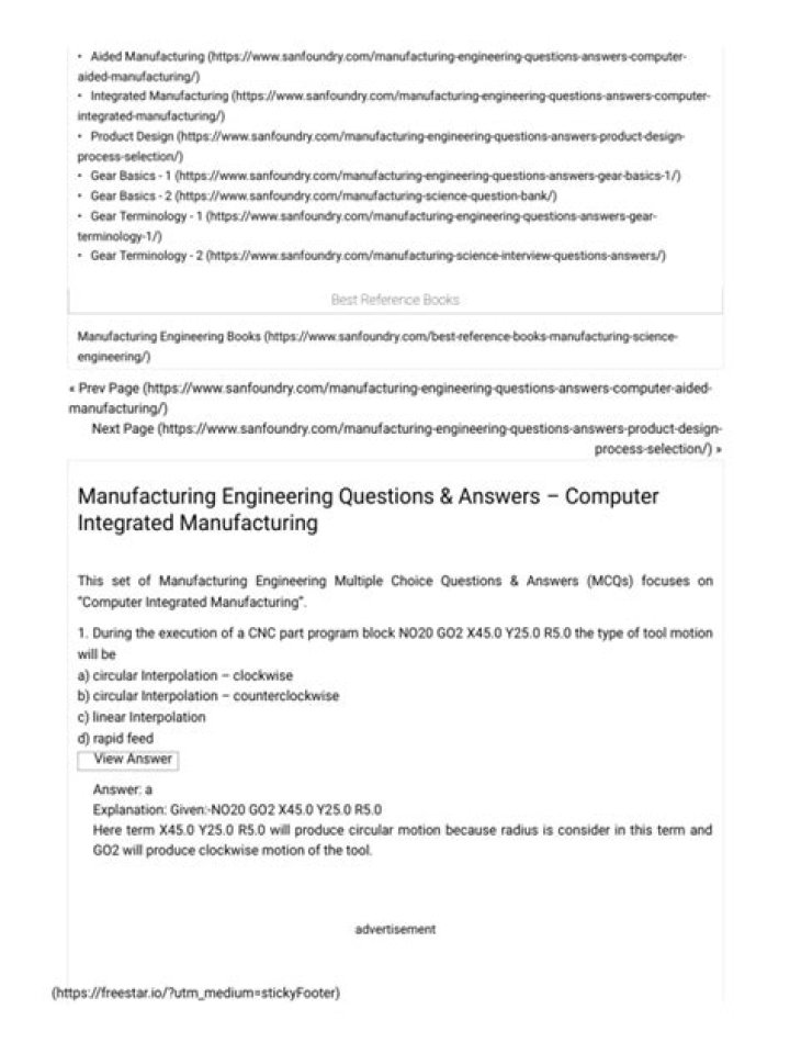 Manufacturing Questions and Answers PDF: Expert Answers for Industry Professionals