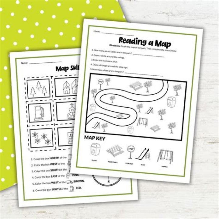 Map Reading Skills Worksheets with Answers PDF – Practice & Master Map Skills