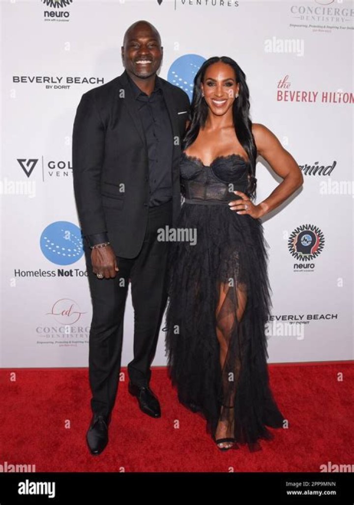 Marcellus Wiley and Annemarie Wiley from Stars at 2017 BODY at ESPYs