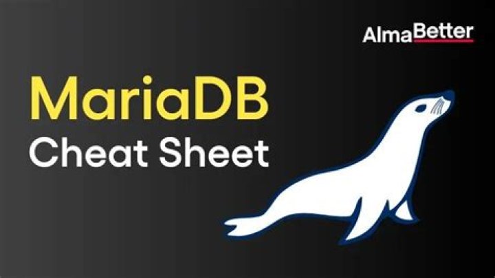 Mariadb Cheat Sheet PDF: Quick Reference Guide