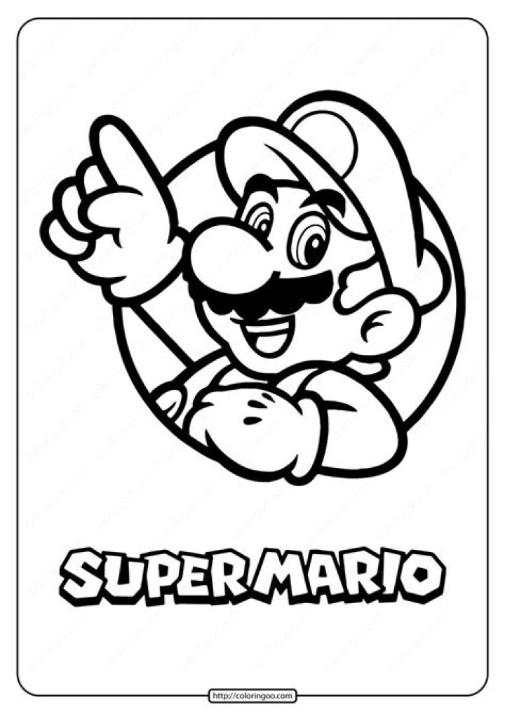 Mario Coloring Sheets PDF – Free Printable Printables for Kids