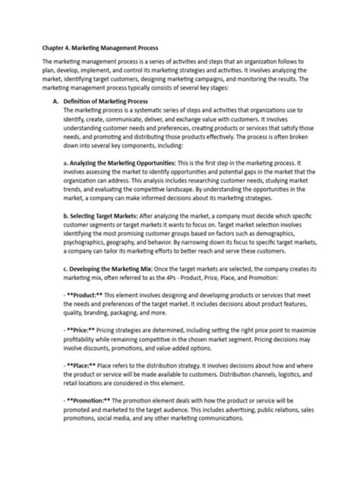 Mastering the Marketing Management Process: A Comprehensive PDF Guide