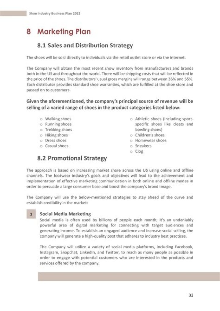 Mastering Your Shoes Company’s Marketing Plan: Download PDF Strategy Guide