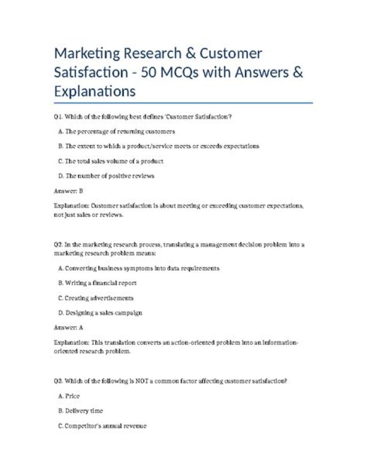 Mastering Marketing Research Questions & Answers: A PDF Guide