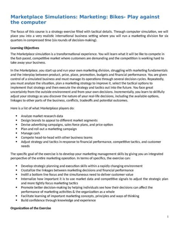 Marketplace Bike Simulation Cheat Sheet PDF: Master Riding Skills Fast