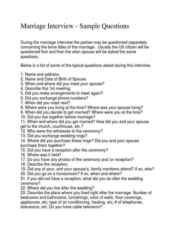 Marriage Interview Questions PDF: Essential Guide for Prospective Couples
