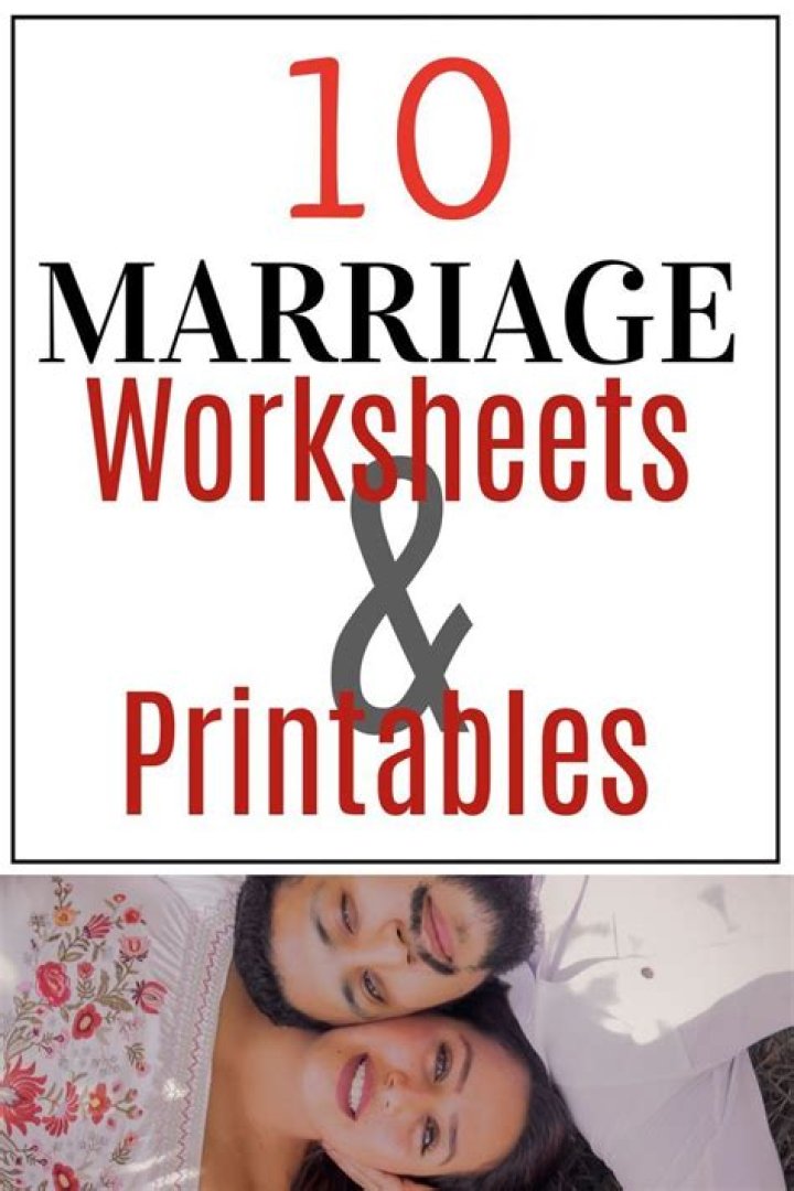 Free Marriage Worksheets PDF for Planning Your Wedding