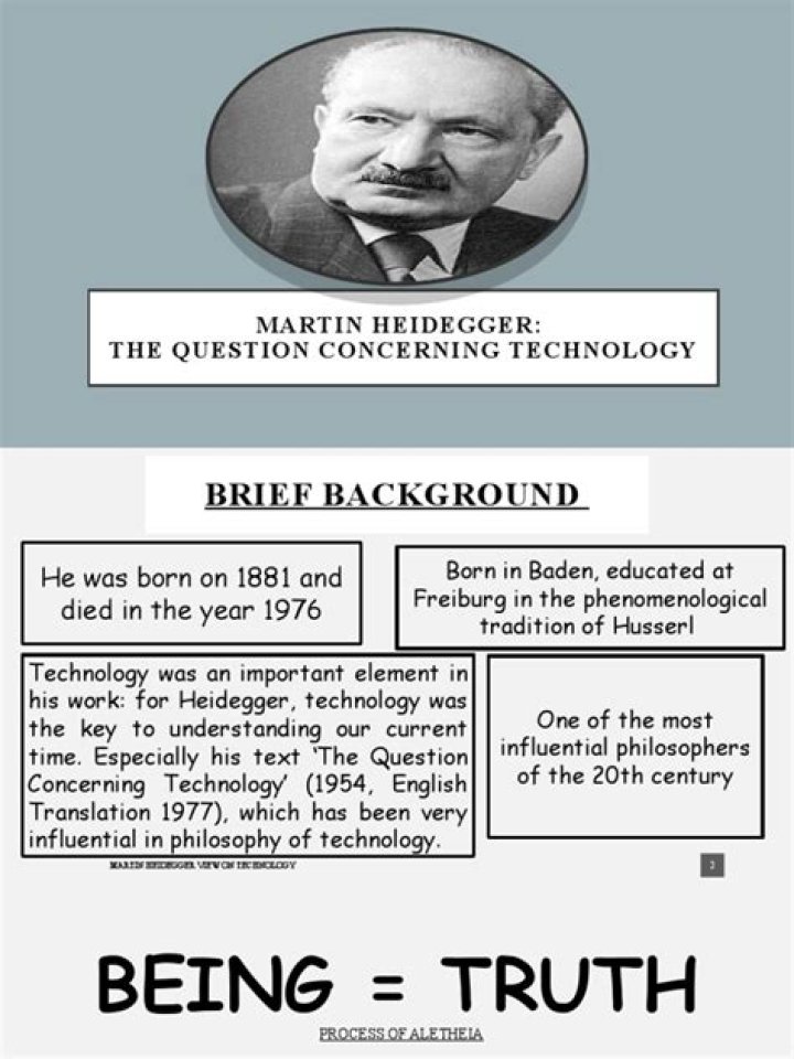 Heidegger’s The Question Concerning Technology: PDF Analysis and Insights