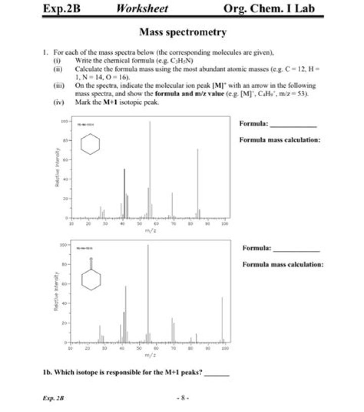 Mass Spectroscopy Questions & Answers PDF – Expert Guide