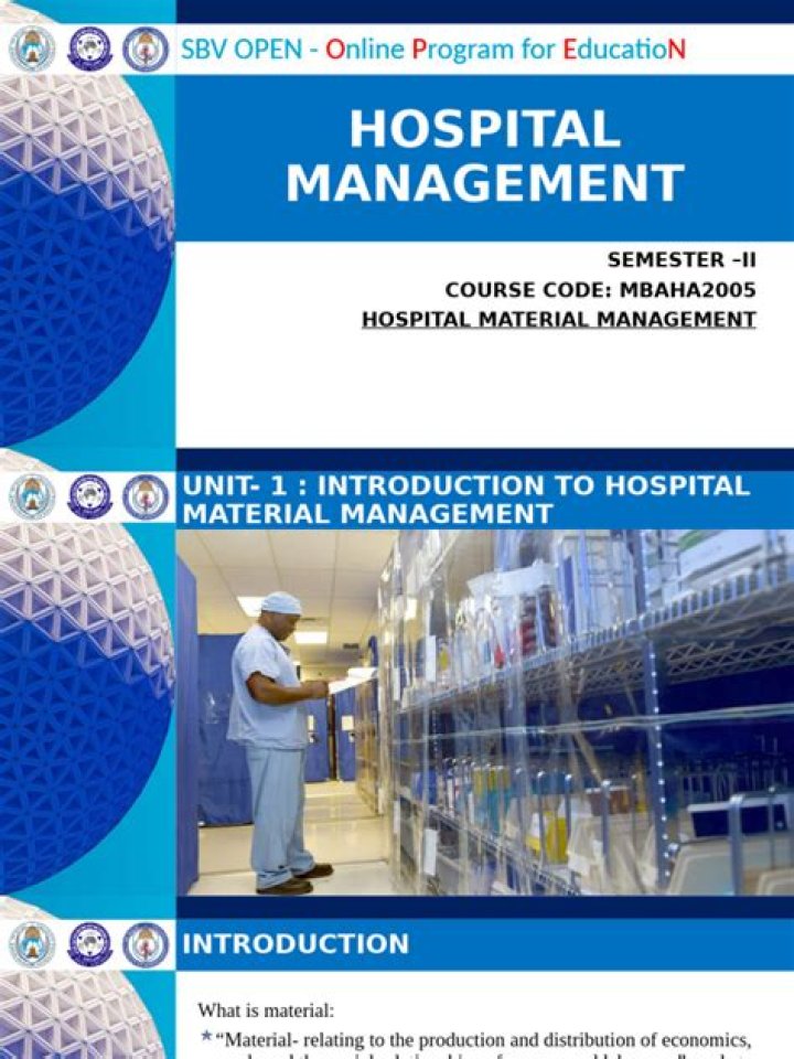 Efficient Material Management in Hospitals: A Comprehensive PDF Guide