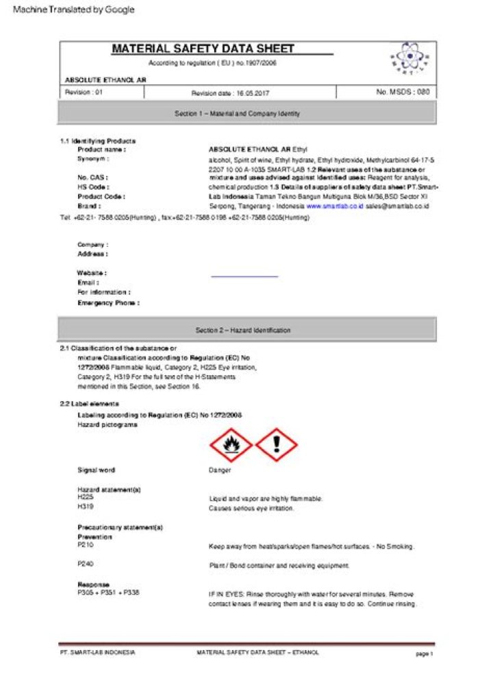 Material Safety Data Sheet for Paint PDF – Download Now
