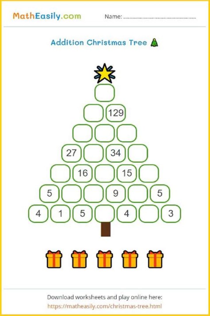 Free Math Christmas Worksheets PDF for Fun Holiday Learning