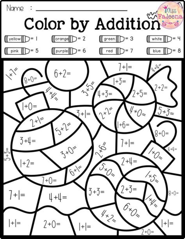 Math Coloring Worksheets 2nd Grade PDF – Fun Math Practice for Kids