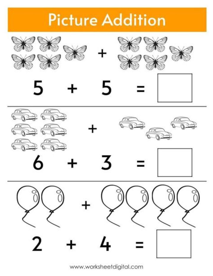 Free Math for Kindergarten Worksheets PDF – Printable Fun Math Activities