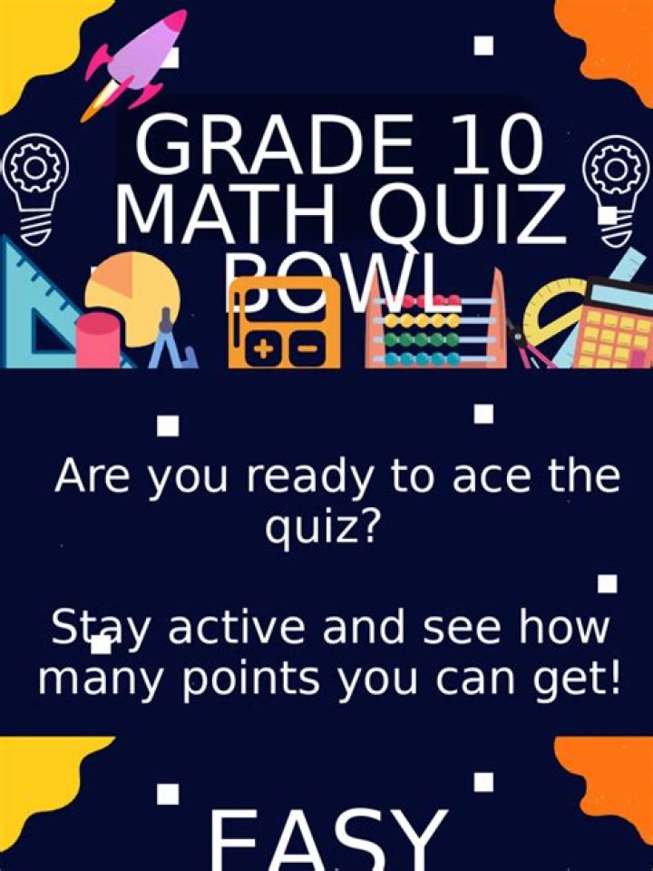 Math Quiz Bowl Questions PDF: Practice Test for Competitive Students