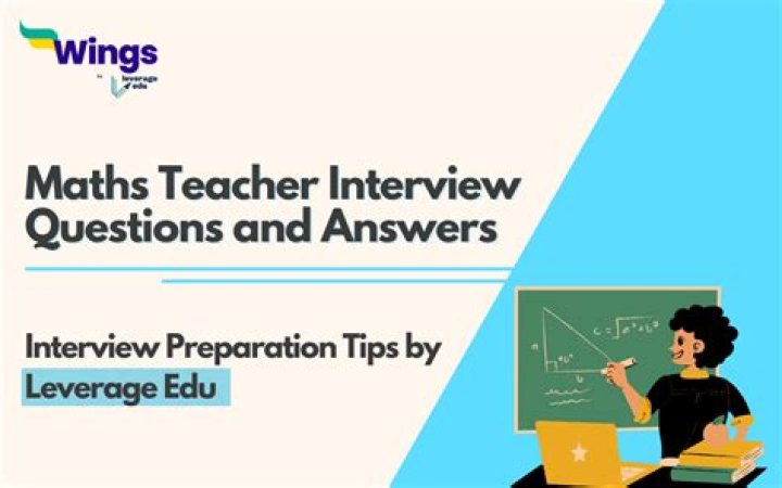 Math Teacher Interview Questions PDF for Job Candidates