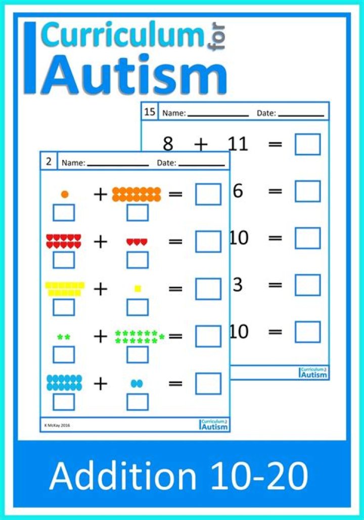 Math Worksheets for Special Needs Students PDF – Easy, Accessible Practice